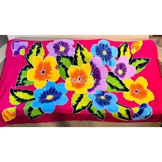 Hot Sale Rayon Sarong Hand Painted Balinese Artisans